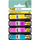 Zak�adki indeksuj�ce POST-IT 12x43mm neonowe 683-4AB 4x35szt 3M