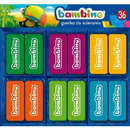 Gumki szkolne do �cierania mazania Display 36 sztuk BAMBINO St.Majewski