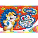 Blok techniczny szkolny A4 kolorowy 10 kartek 160g BAMBINO