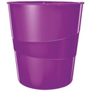 Kosz na �mieci 15L LEITZ WOW fioletowy 52781062