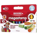 Mazaki STAMP MEGA 10kol. FIBRACOLOR 912