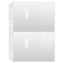 Koszulki na p�yty CD/DVD DONAU, PP, A4, groszkowe, 160mikr