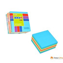 Bloczek STICKN 51x51mm niebieski-mix neon i pastel 21535