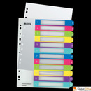 Przekładki plastikowe LEITZ WOW 1-12 12440000 do zadruku