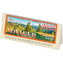 Kalendarz biurowy VOYAGER 2026 (H4b) - bia�y TELEGRAPH