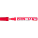 Marker olejowy TO-440 grubo 2.5mm czerwony TOMA