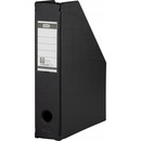 Pojemnik na czasopisma dokumenty A4 gazetownik 7cm PVC czarny 100400624 ELBA