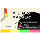 Zak�adki neon 4*20*50 DALPO 4kol*40k