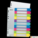 Przekładki plastikowe LEITZ WOW 1-10 12430000 do zadruku