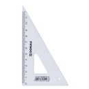 Ekierka DONAU, ma�a, 12cm, 60&deg;, transparentna