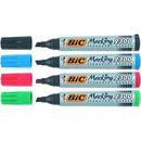 Markery permanentne BIC ECO 2300 mix 4 kolory �ci�ta ko�c&oacute;wka 8209222