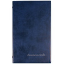 Wizytownik Etui na 200 wizyt&oacute;wek Premium granat WI-21-02 BIURFOL