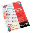 Papier wizyt&oacute;wkowy 86x54mm (25ark.) laser, atrament 10 na stronie 57125 DATA LINE