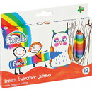 Kredki FIORELLO �wiecowe 12 kolor&oacute;w JUMBO kolor 170-1384