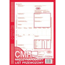800-1N CMR A4 80kartek 1+3 numerowany midzynarodowy list przewozowy M&P