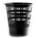 Kosz na �mieci DONAU, a�urowy, 12l, czarny