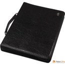 Teczka akt&oacute;wka A4 ecosk&oacute;ra z r�czk� czarna 0317/0417-0003-01 PANTA PLAST