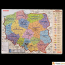 Podkadka_na biurko z map Polski 500x650mm ESSELTE 12051
