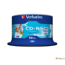 P�yta CD-R VERBATIM CAKE 52x (50) nadruk AZO Printable 700MB 43438