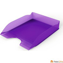 P&oacute;�ka na dokumenty DURABLE BASIC A4 przezroczysta purpurowa 1701674992