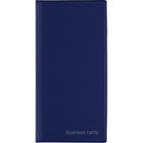 Wizytownik Etui na 96 wizyt&oacute;wek Premium granatowy WI-24-02 BIURFOL