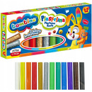 Plastelina szkolna Zestaw 12 kolor&oacute;w BAMBINO St.Majewski