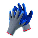 R�kawice ekon. Clinker (HS-04-002), monta�owe, rozm. 10, bia�o-niebieskie