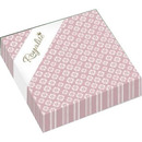 Serwetki papierowe 33x33cm 3 warstwowe 20 sztuk pudrowy r&oacute;� 9588195 HERLITZ