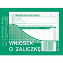 408-5 Wniosek o zaliczk A6 40 kartek Michalczyk i Prokop