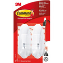 Haki wielokrotnego u�ytku COMMAND&trade; (17068 PL), z metalowym uchwytem, �rednie, 2szt., bia�y