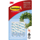 Haki wielokrotnego u�ytku COMMAND&trade; (17091CLR PL), �rednie, 2 szt., transparentne