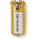 Zawieszki do kluczy (6szt.) �&oacute;�te 195704 DURABLE KEY CLIP