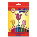 Kredki OMEGA JUMBO 12 kol. 3382 KOH-I-NOOR