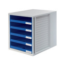 Zestaw 5 szufladek HAN CabinetSet, polistyren, A4, otwarte, niebieski