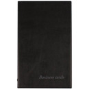 Wizytownik Etui na 200 wizyt&oacute;wek Premium czarny WI-21-01 BIURFOL