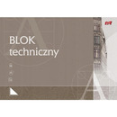 Blok techniczny szkolny A3 biay 10 kartek 190g UNIPAP