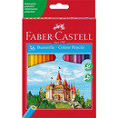 Kredki ZAMEK 36 kolor&oacute;w opakowanie kartonowe 120136 FC FABER-CASTEL