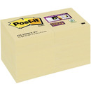 Bloczki 3M POST-IT 47,6x47,6mm żółte 12x90k Super Sticky 70005258978