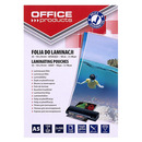 Folia do laminowania OFFICE PRODUCTS, A5, 2x100mikr., b�yszcz�ca, 100szt., transparentna