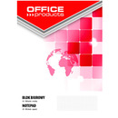 Blok biurowy OFFICE PRODUCTS, A5, w kratkę, 100 kart., 60-80gsm