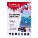 Folia do laminowania OFFICE PRODUCTS, A4, 2x100mikr., b�yszcz�ca, 100szt., transparentna
