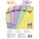 Papier kolorowy GIMBOO, A4, 100 arkuszy, 80gsm, 5 kolor&oacute;w pastelowych