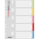 Przekładki OFFICE PRODUCTS, karton, A4, 223x297mm, 5 kart, mix kolorów