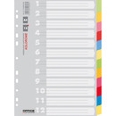 Przekadki OFFICE PRODUCTS, karton, A4, 227x297mm, 12 kart, mix kolorw