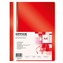 Skoroszyt OFFICE PRODUCTS, PP, A4, miękki, 100/170mikr., czerwony