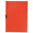 Skoroszyt Q-CONNECT z metalowym klipsem, PP, A4, 200/350mikr., czerwony