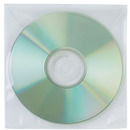 Koperty na płyty CD/DVD Q-CONNECT, 50szt., białe