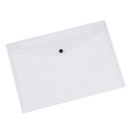 Teczka kopertowa Q-CONNECT zatrzask, PP, A3, 172mikr., transparentna