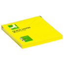 Bloczek samop. Q-CONNECT Brilliant, 76x76mm, 1x75 kart., żółty