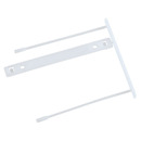 Klipsy archiwizacyjne Q-CONNECT Z-Clip, grubo�� pliku max. 7cm, bia�y